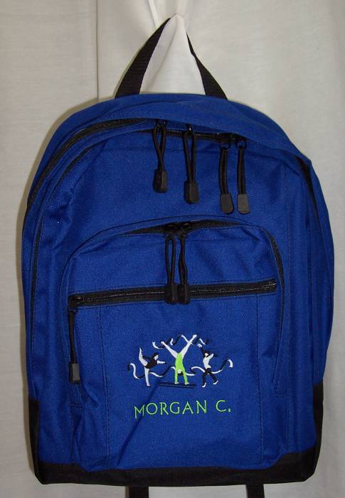 GYMNASTICS Backpack book bag school personalized NEW  