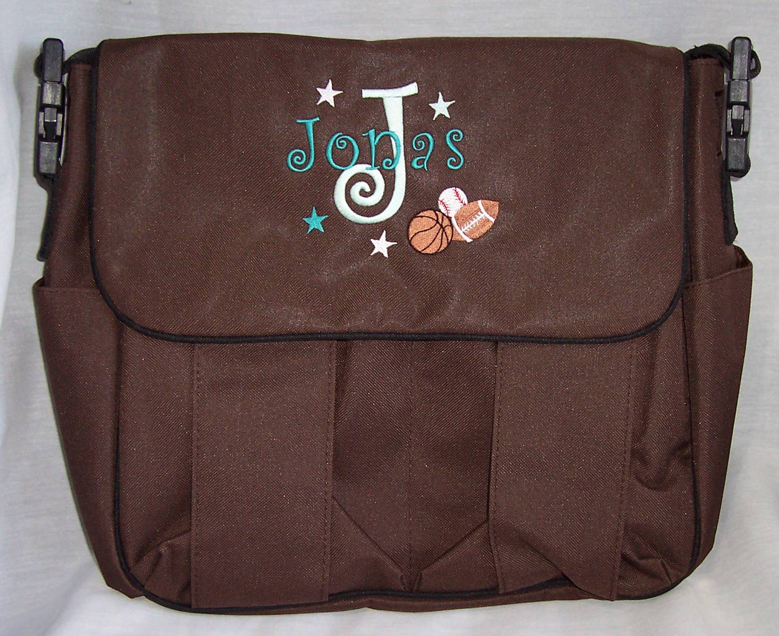 Personalized Guitar Rock N Roll Diaper bag baby tote SE  